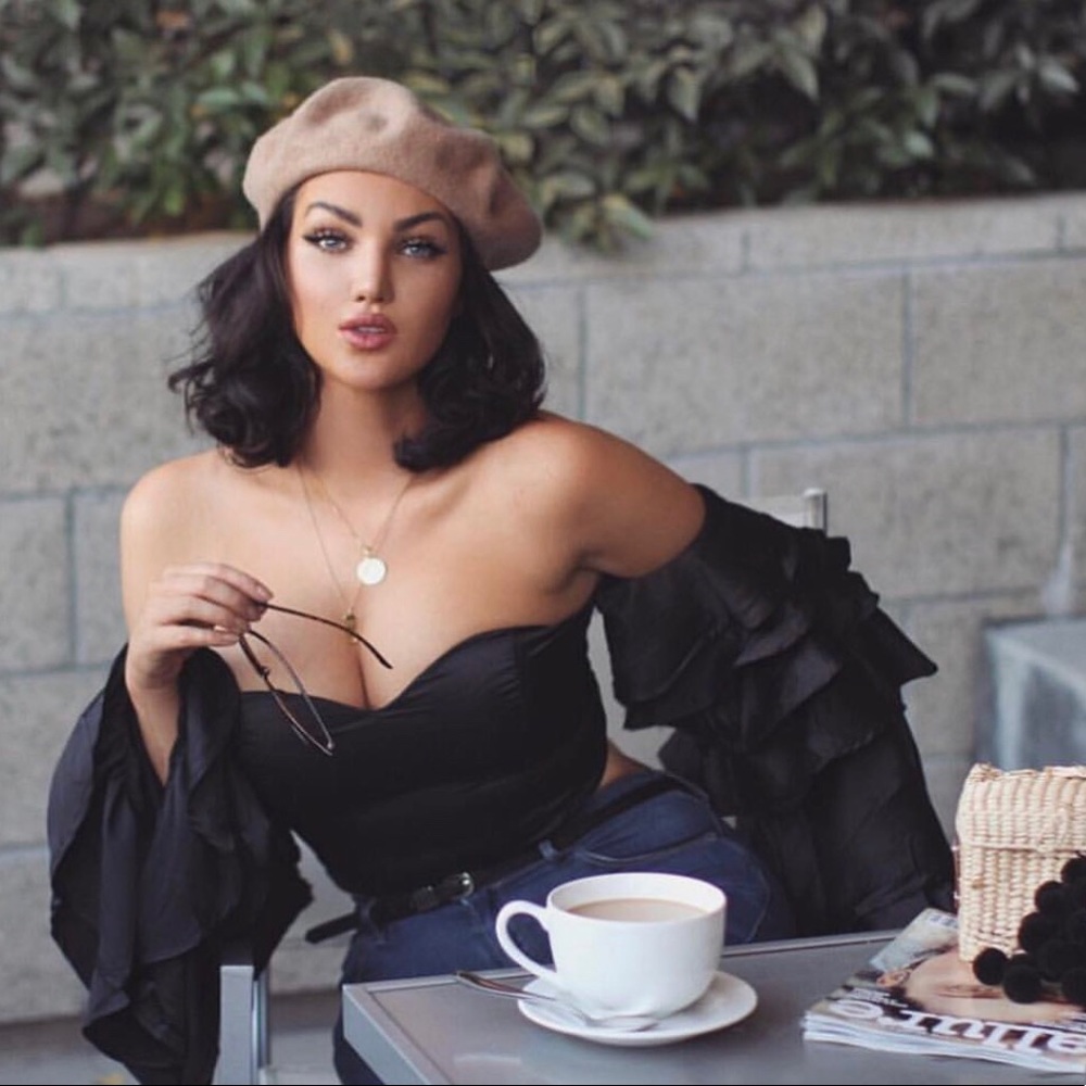 Black Satin top